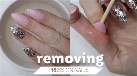 how to take off glue on nails